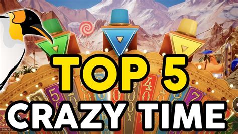 Crazy Time Top 5 Bonuses .